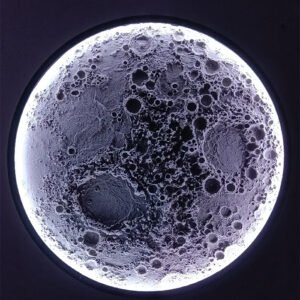 Illuminated Lunar Moon Wall Lamp
