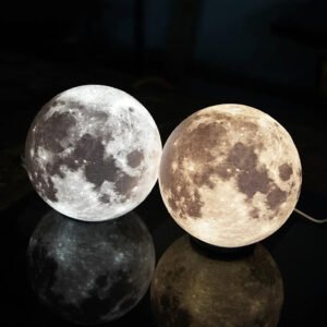 SHAOL TECH Realistic 3D Moon Table Lamp