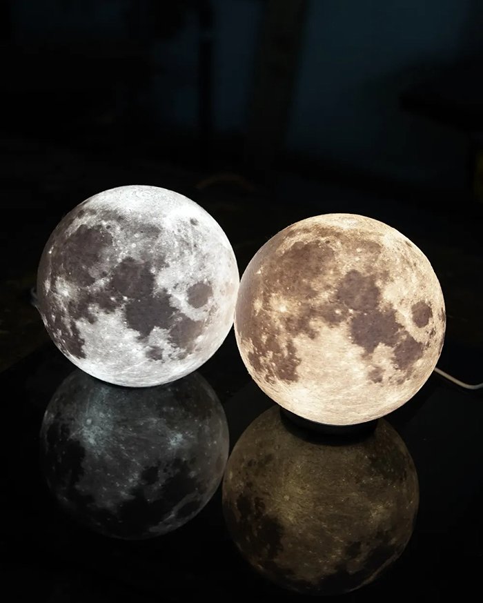 SHAOL TECH Realistic 3D Moon Table Lamp